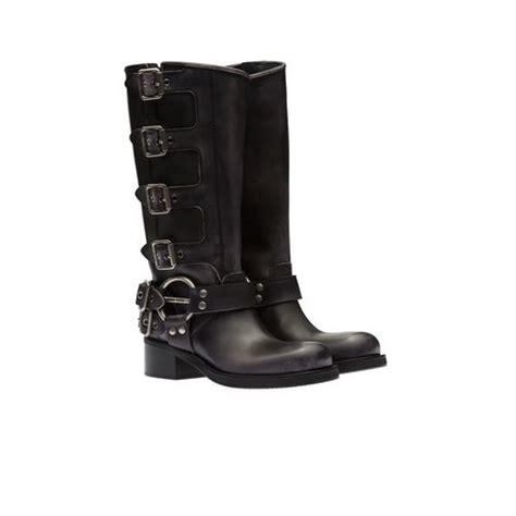 stivali biker miu miu|Biker Boots For Women .